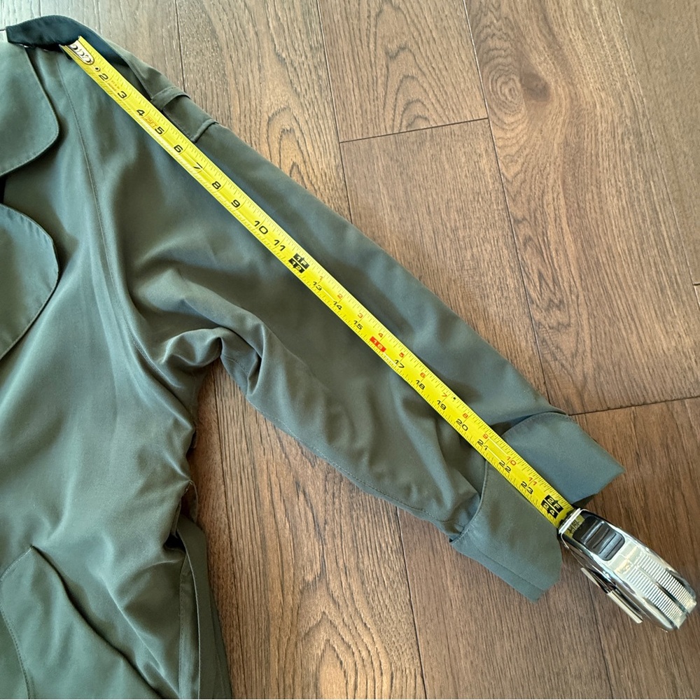 Vintage Trench Coat Jacket 80s-90s made in Thailand - Picture 8 of 10